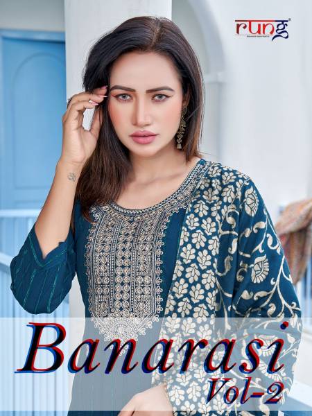 Banarasi Vol 2 By Rung Readymade Suits Catalog